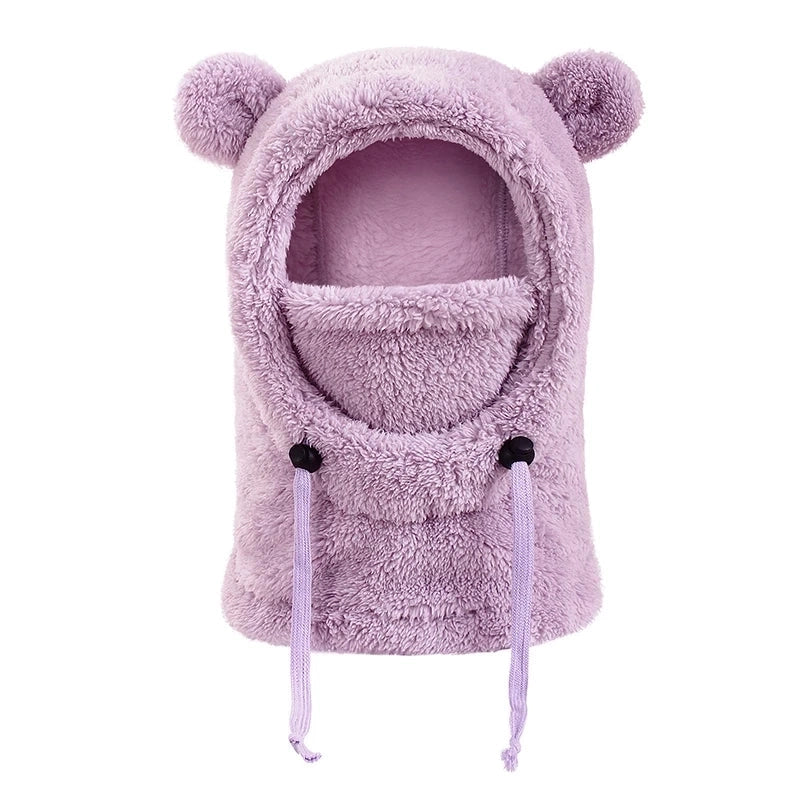Bären-Kapuzenmütze - Kuschelig warm für Kinder!
