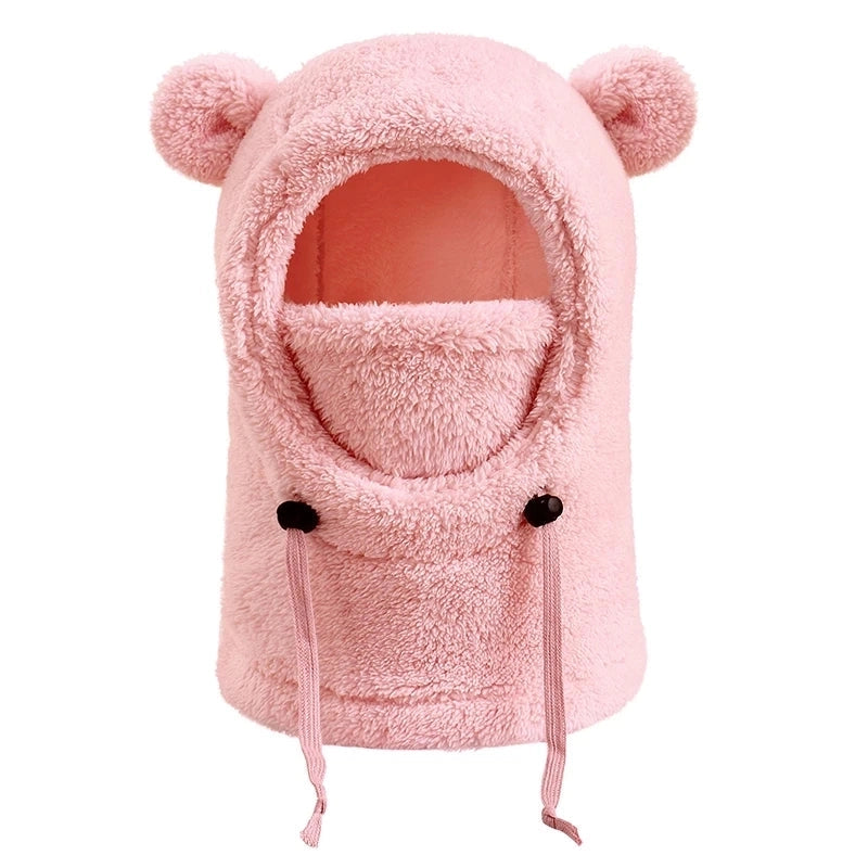 Bären-Kapuzenmütze - Kuschelig warm für Kinder!